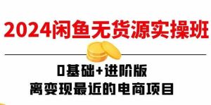 2024闲鱼无货源实操班：0基础+进阶版，离变现最近的电商项目（15节）-网创项目总站