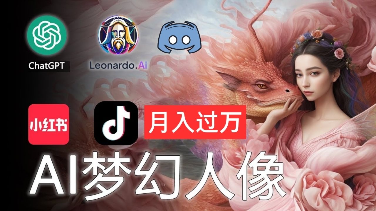 （11575期）AI摄影梦幻人像：零基础也能月入过万的秘密-网创项目总站