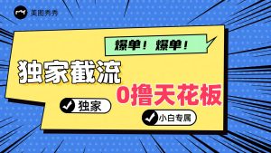 2024独家截流新玩法，小白分分钟上手，轻松实现躺赚-网创项目总站