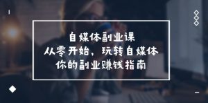 自媒体副业课，从0开始，玩转自媒体—你的副业赚钱指南（58节课）-网创项目总站