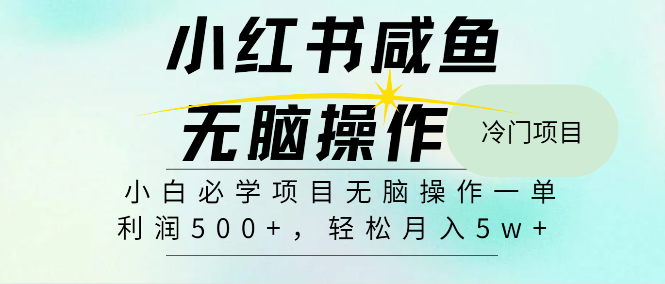 （11888期）2024最热门赚钱暴利手机操作项目，简单无脑操作，每单利润最少500-网创项目总站