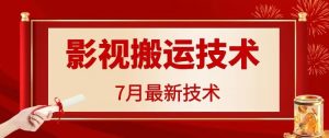 7月29日最新影视搬运技术，各种破百万播放-网创项目总站
