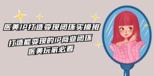 医美IP打造变现闭环实操班，打造能变现的IP商业闭环，医美玩家必看（22节）-网创项目总站