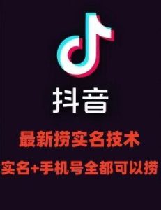 最新技术抖音捞实名+捞手机号技术，抖音直播封禁释放十名/手机号，直接替换出来!-网创项目总站