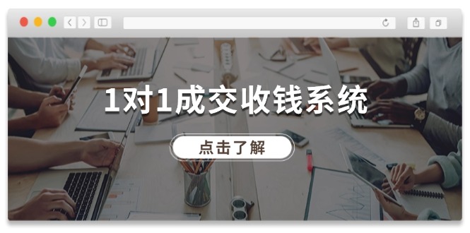 （11936期）1对1成交 收钱系统，十年专注于引流和成交，全网130万+粉丝-网创项目总站