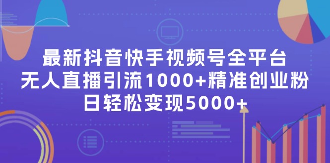 （11970期）最新抖音快手视频号全平台无人直播引流1000+精准创业粉，日轻松变现5000+-网创项目总站