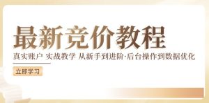 最新真实账户实战竞价教学，从新手到进阶，从后台操作到数据优化-网创项目总站
