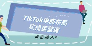 （12156期）TikTok电商布局实操运营课：从新手到精通，成为TikTok带货运营高手-网创项目总站