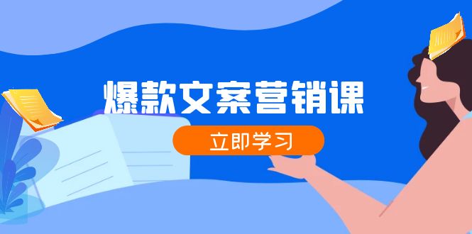 爆款文案营销课：公域转私域，涨粉成交一网打尽，各行业人士必备-网创项目总站