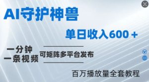 制作各省守护神，100多W播放量的视频只需要1分钟就能完成【揭秘】-网创项目总站