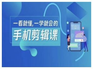 抖音手机剪辑运营变现课，一看就懂，一学就会的-网创项目总站
