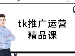 tk推广运营精品课-tiktok跨境电商教程-网创项目总站