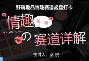 比高社群：情趣赛道训练营，野萌趣品情趣赛道起盘打卡，市场刚需项目-网创项目总站