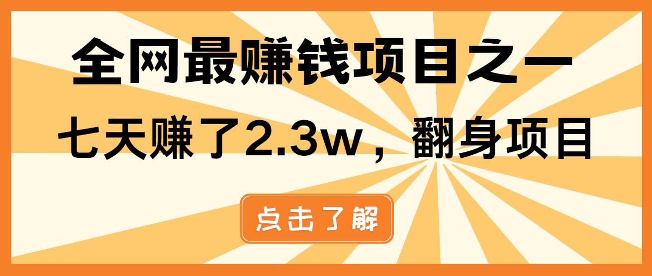 （13674期）小白必学项目，纯手机简单操作收益非常高!年前翻身！-网创项目总站