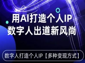 用星幻AI数字人打造个人IP，实现多种变现方式，数字人出道新风尚-网创项目总站