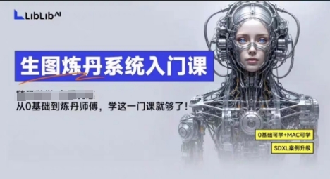 LibLibAI哩布哩布生图炼丹系统入门课，从生图到炼丹，只学这一门就够了-网创项目总站