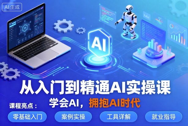 从入门到精通AI实操课，学会AI，拥抱AI时代-网创项目总站