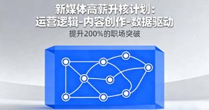 新媒体高薪升核计划：运营逻辑-内容创作-数据驱动，提升200%的职场突破-网创项目总站