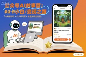 公众号ai故事营，最适合小白的自媒体变现之路-网创项目总站