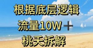 据底层逻辑，流量10W+，以安全知识科普为例-网创项目总站