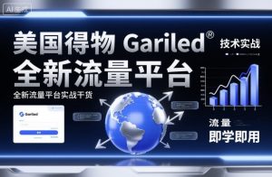 美国得物Gariled技术实战，全新流量平台实战干货，即学即用-网创项目总站