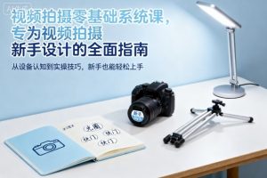 视频拍摄零基础系统课，专为视频拍摄新手设计的全面指南-网创项目总站
