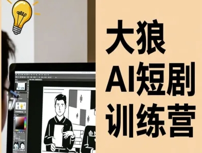 大狼AI短剧训练营-短剧课程(更新中)-网创项目总站