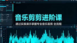 音乐剪辑进阶课：通过实操演示掌握专业的音乐剪辑全流程技能-网创项目总站