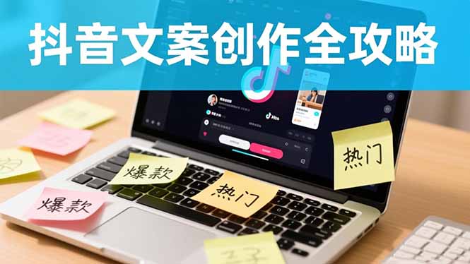 抖音文案创作全攻略：爆款标题九大绝招,100个模版直接套用,月入过万不是梦-网创项目总站