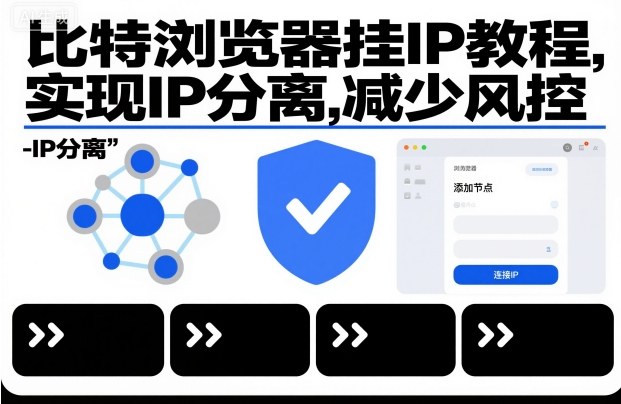 比特浏览器挂IP教程，实现IP分离，减少风控-网创项目总站