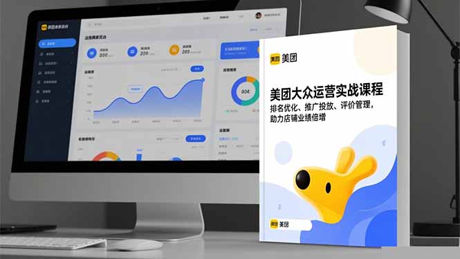 美团大众运营实战课程，排名优化、推广投放、评价管理，助力店铺业绩倍增-网创项目总站