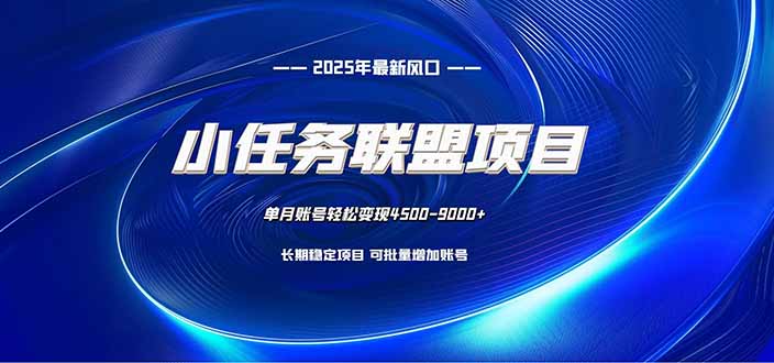 小任务联盟项目：一台电脑每天只需10分钟，轻松简单稳定-网创项目总站