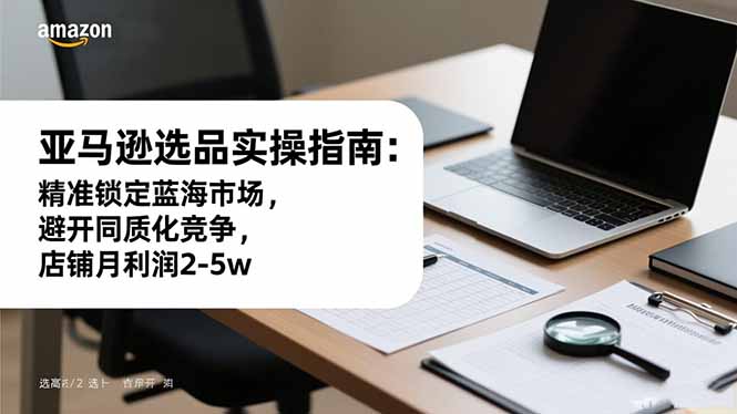 亚马逊选品实操指南：精准锁定蓝海市场，避开同质化竞争，店铺月利润2-5w-网创项目总站