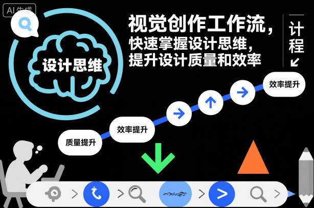 视觉创作工作流，快速掌握设计思维，提升设计质量和效率-网创项目总站