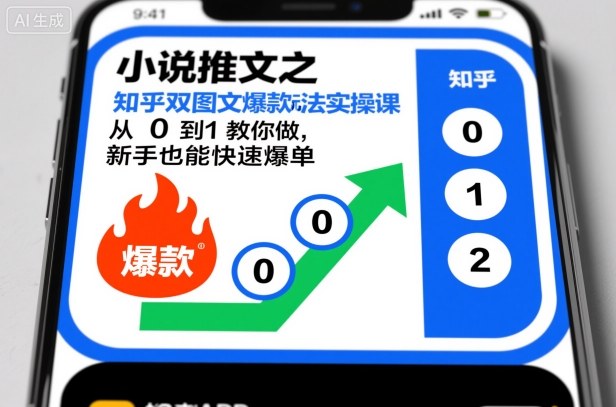 小说推文之知乎双图文爆款玩法实操课，从0到1教你做，新手也能快速爆单-网创项目总站