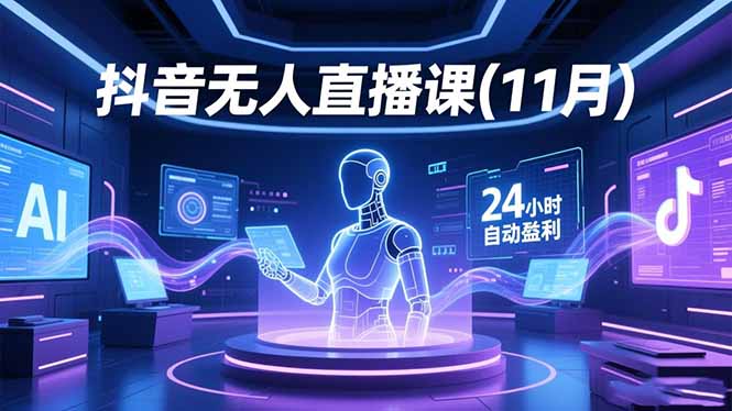 抖音无人直播课(11月-网创项目总站