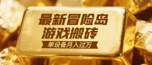 冒险岛游戏搬砖 一组账号月利润9000+-网创项目总站