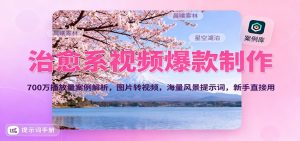 治愈系视频爆款制作，700万播放量案例解析，图片转视频，海量风景提示词，新手直接用-网创项目总站