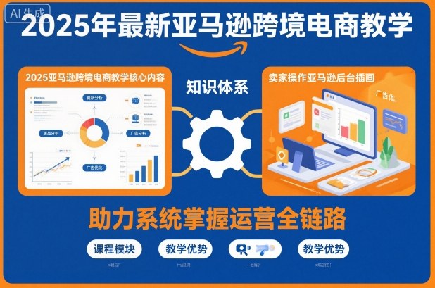 2025年最新亚马逊跨境电商教学，助力卖家系统掌握亚马逊运营全链路知识-网创项目总站