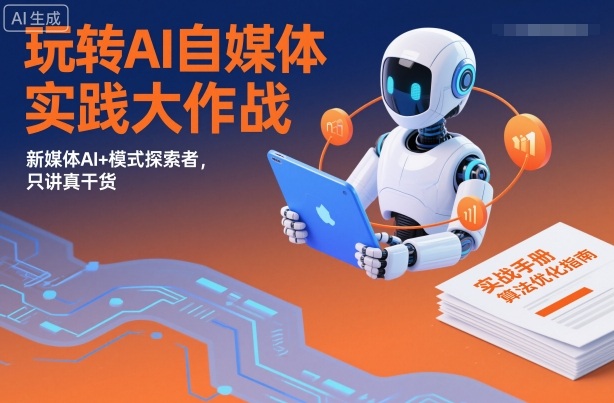 玩转AI自媒体实践大作战，新媒体AI+模式探索者，只讲真干货-网创项目总站