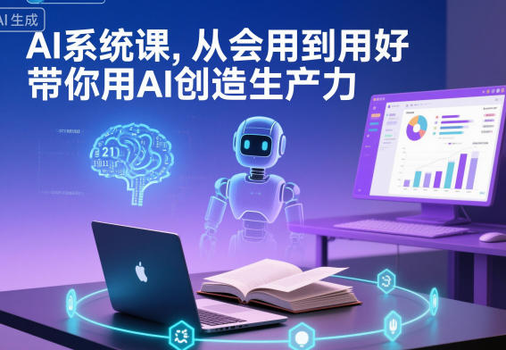 AI系统课，从会用到用好，带你用AI创造生产力-网创项目总站