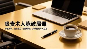 吸贵术人脉破局课,价值展示、信任建立、资源绑定,突破圈层年入百万-网创项目总站
