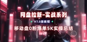 移动云盘项目，我们自己实操爆单一周4000与经验总结-网创项目总站