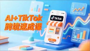 AI+TikTok跨境速成课，智能翻译、店铺定位、流程拆解，7天高效上线运营-网创项目总站