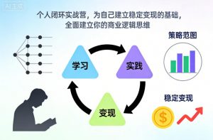 个人闭环实战营，为自己建立稳定变现的基础，全面建立你的商业逻辑思维-网创项目总站