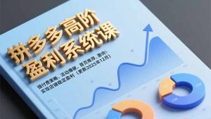 拼多多高阶盈利系统课，强付费策略、活动爆破、首页推荐，实现店铺稳定盈利(更新12月-网创项目总站