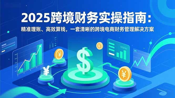 2025跨境财务实操指南：精准理账、高效算钱，一套清晰的跨境电商财务管理解决方案-网创项目总站