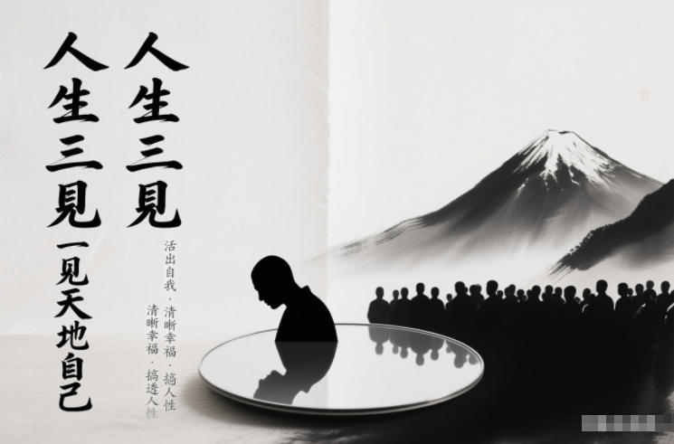 人生三见一见天地见众生见自己，活出自我拥有清晰幸福人生，搞透人性-网创项目总站