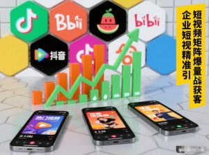 企业短视频精准引流矩阵获客，短视频矩阵爆量战法-网创项目总站