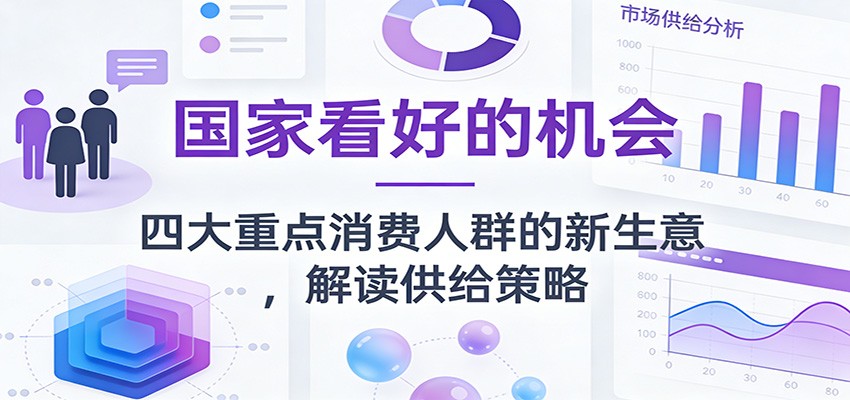 公众号付费文章：国家看好的机会，四大重点消费人群的新生意，解读供给策略-网创项目总站